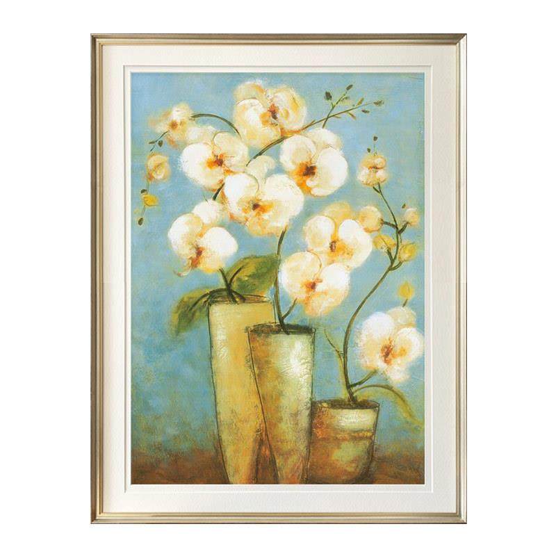 现代简约美式客厅沙发背景装饰画复古乡村餐厅玄关挂画卧室床头画