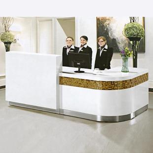 公司咨询台迎宾台前台接待台时尚收银吧台烤漆办公室前台BL24