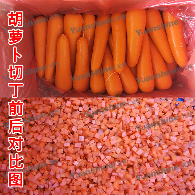 厂家直供大产量芒果切丁机 洋葱胡萝卜切丁机 商用紫薯切丁机