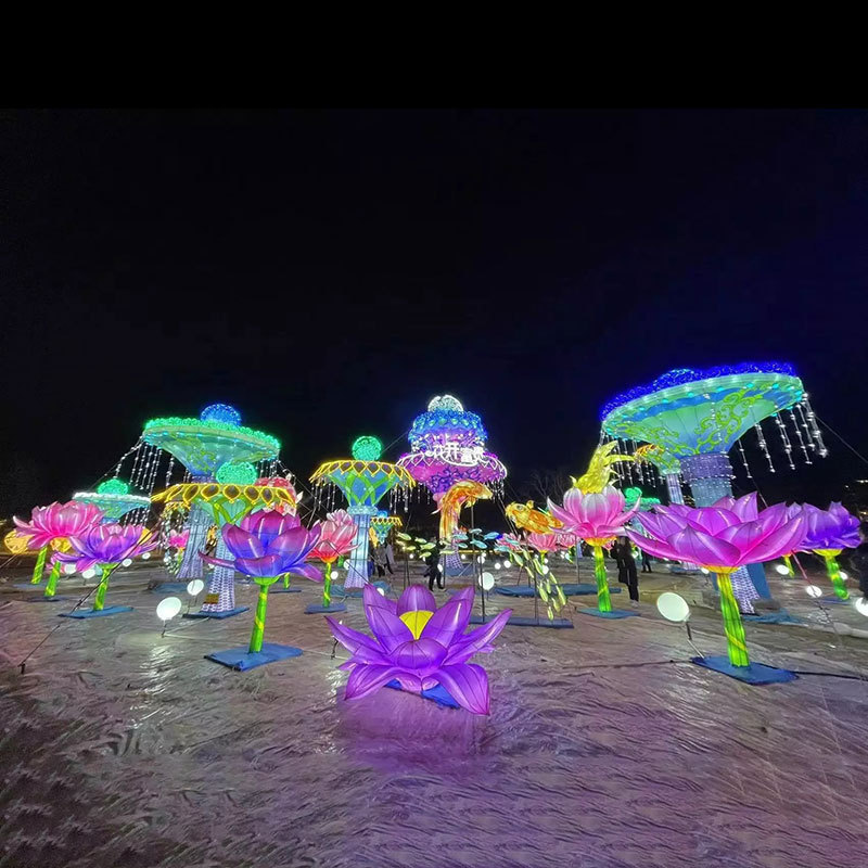 大型花灯灯展美陈网红造型灯中国风彩灯中秋节创意摆件装饰灯笼