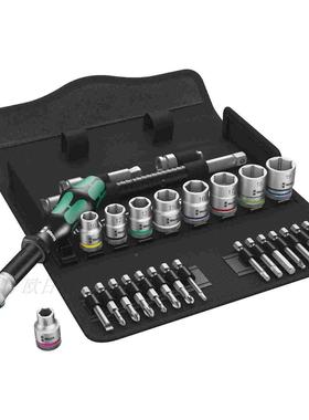 德国维拉WERA中飞3/8组合套筒套装棘轮螺丝刀29件8100SB6 004046