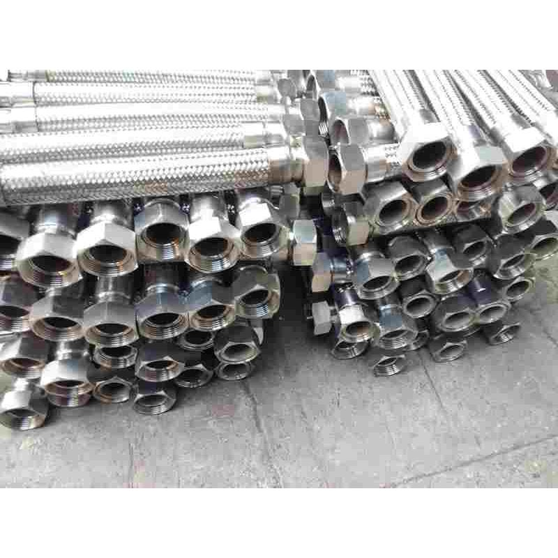 不锈钢304 316L 2寸金属软管不锈钢波纹管/两头内牙