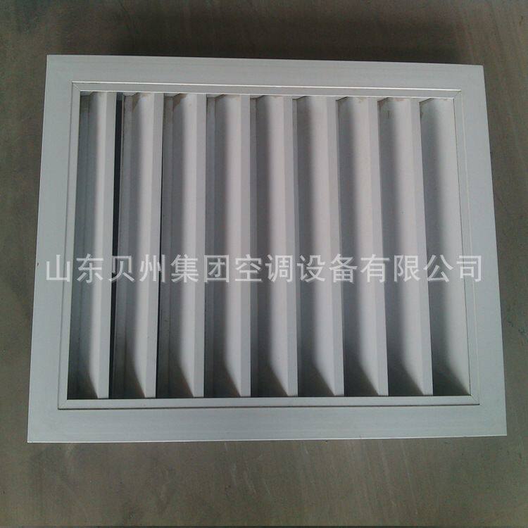 厂家 单层百叶出风口可调防雨百叶风口铝合金自垂百叶窗