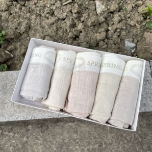 全身心体感 裸感无痕！亚麻+莫代尔+棉高腰轻盈透气吸汗内裤女夏