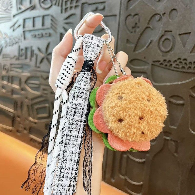 ins少女可爱仿真蛋糕钥匙链学生闺蜜蛋糕diy包包配件钥匙挂件