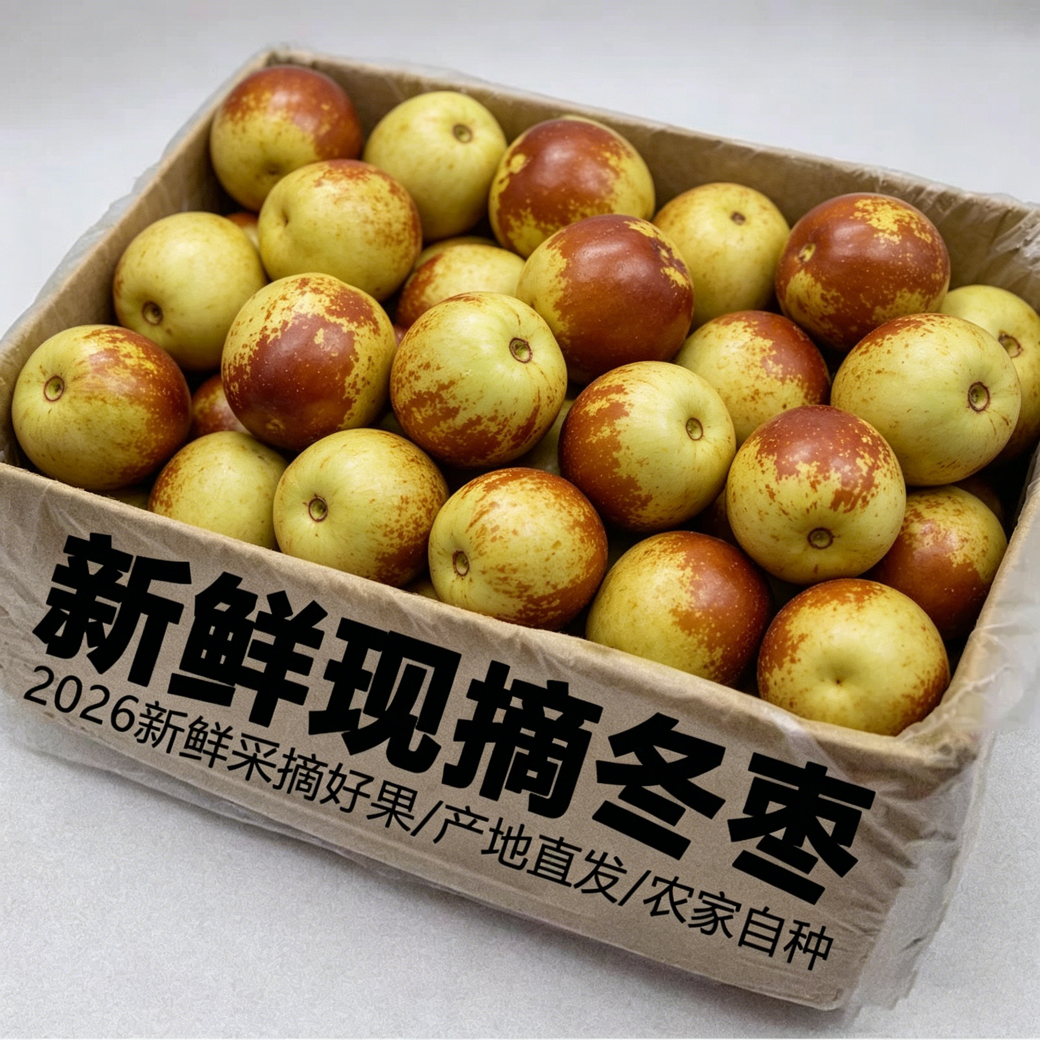 云南新鲜脆甜冬枣蜜罐脆甜大枣
