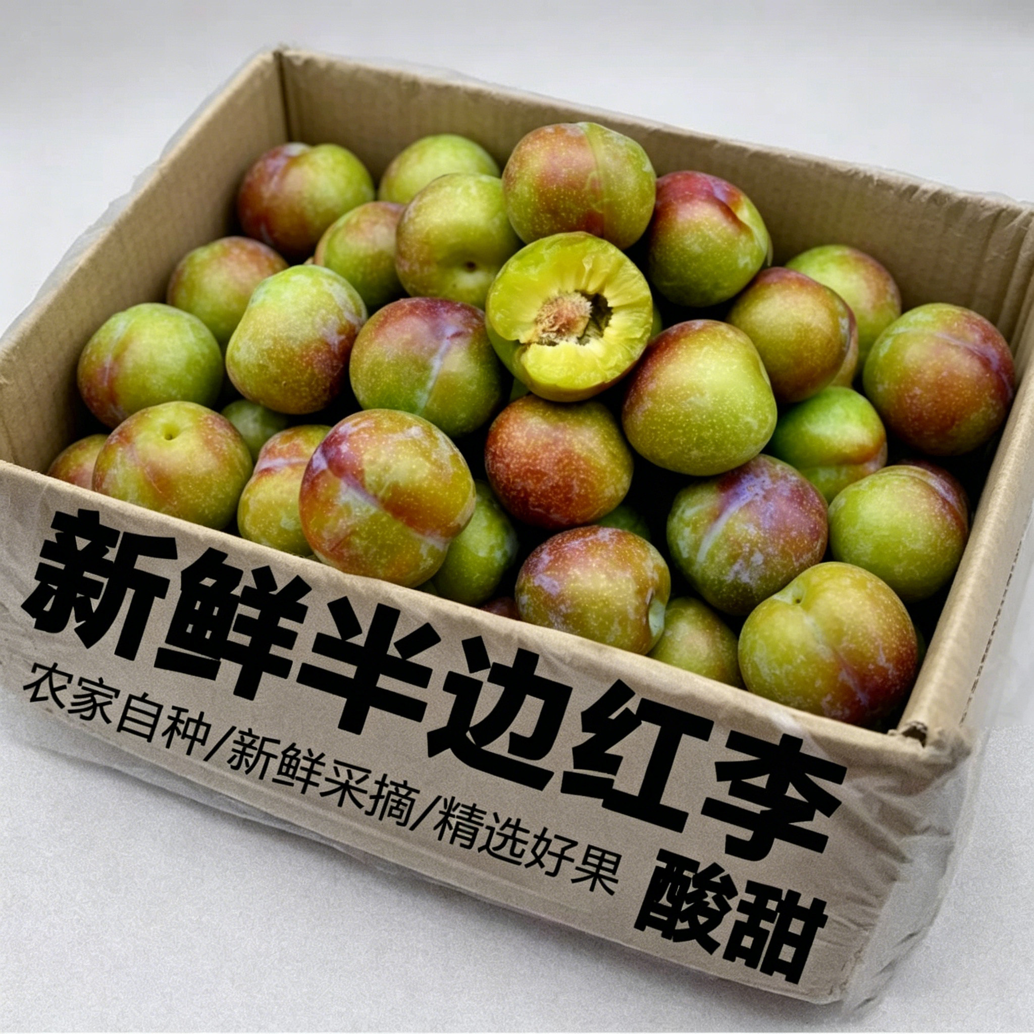 四川半边红脆李脆红李樱桃李