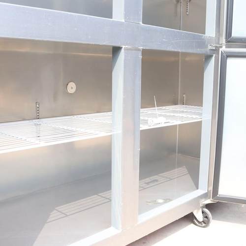 商用六门冰柜冷藏展示柜保鲜柜冷冻柜厨具电6门双温冰箱铜管制冷