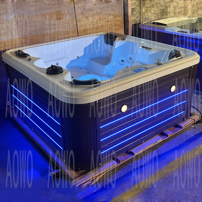 户外大池按摩冲浪浴缸spa6人泡池Bathtub家用Outdoor jacuzzi