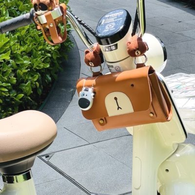 收纳挂袋电动车神器摩托手机充电器挂包装饰通用物兜防水电瓶前置