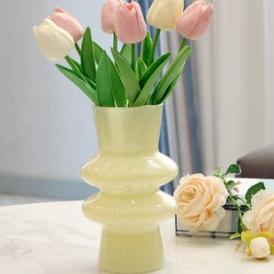 中创意水培古养ins风玻璃花瓶轻奢客厅摆件玫瑰水插花网红鲜花