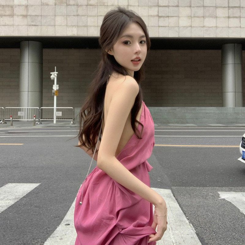 夏季露背性感小挂脖女挂按脖吊带