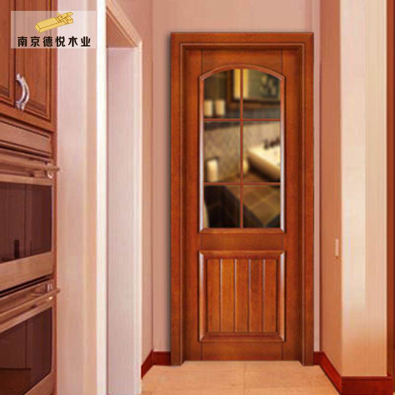 橡木厨房玻璃门可定工厂房间卧室门