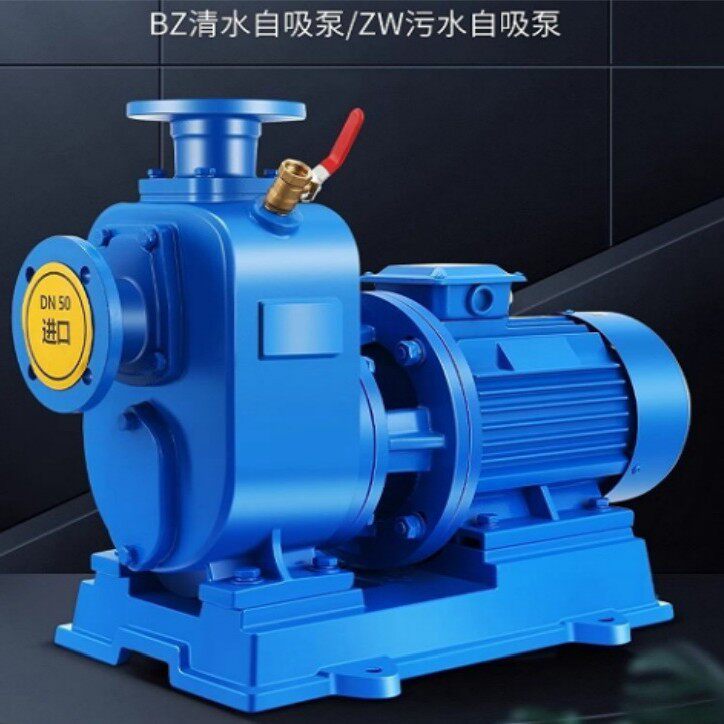 BZ直连自吸泵卧式管道离心泵大流量高扬程抽水泵三相循环清水泵