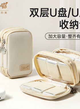 XBYS U盘优盘收纳包企业网银包U盾优盾收纳袋公司密码器手机银行ukey出纳u盾收纳盒中农建交银行u盘收纳袋