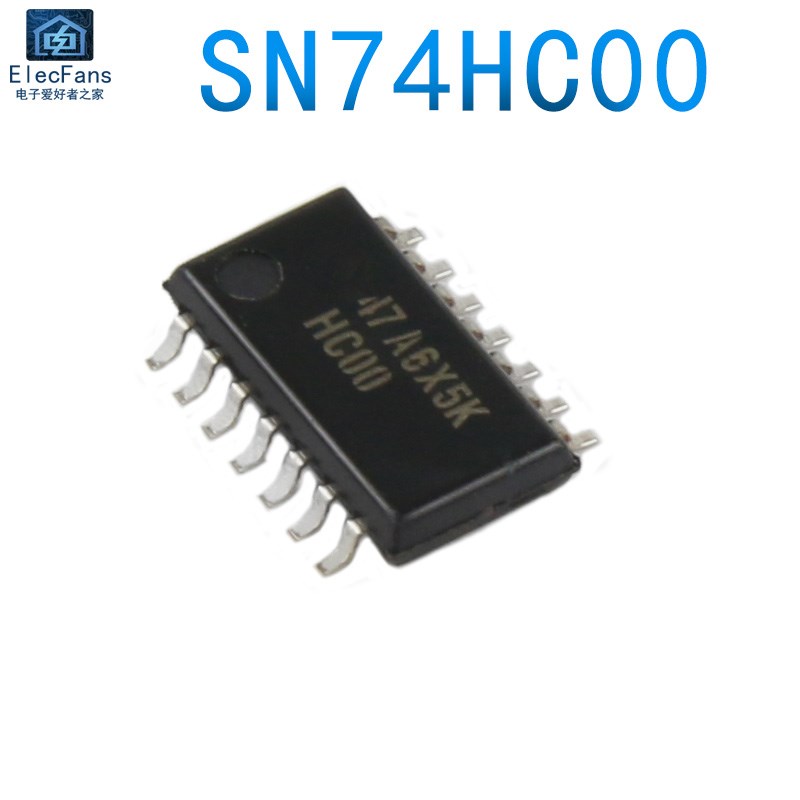 (2个)原装74HC00 贴片SOP-14 中体5.2mm逻辑芯片 SN74HC00NSR