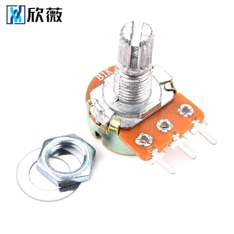 WH148单联 短柄长柄电位器B1k2k5k10k50k100k200k250k500k 1M可选