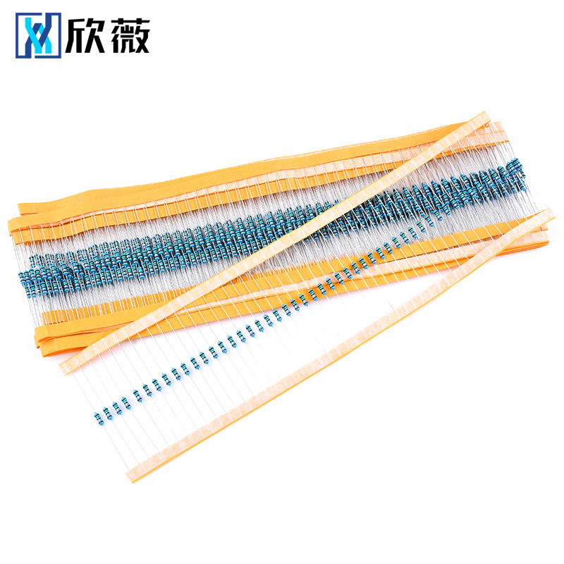 6.8R7.5R8.2R9.1R10R12R15R18R欧姆1%金属膜电阻1/6W1/4W1/2W1W3W