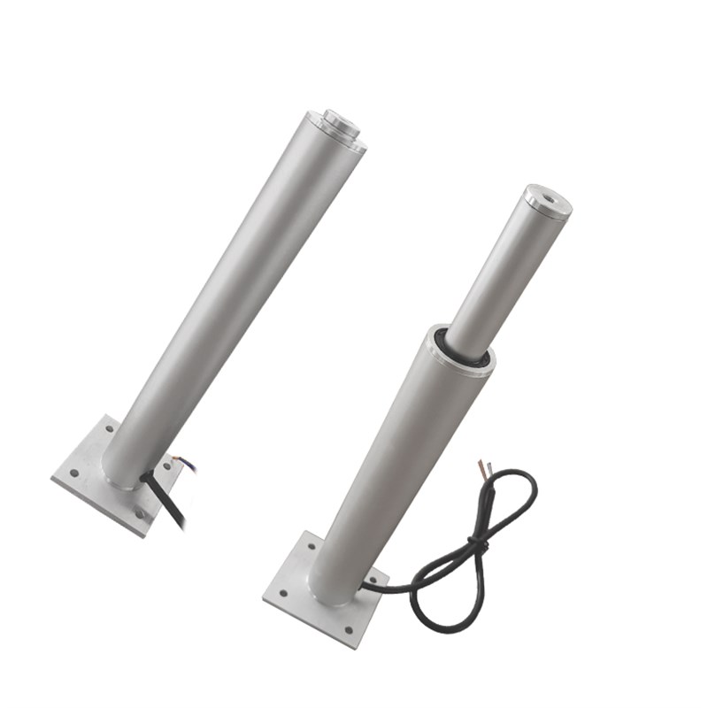 DC12V24V行程450mm平底座笔式推杆大推力电动推拉杆微型推杆