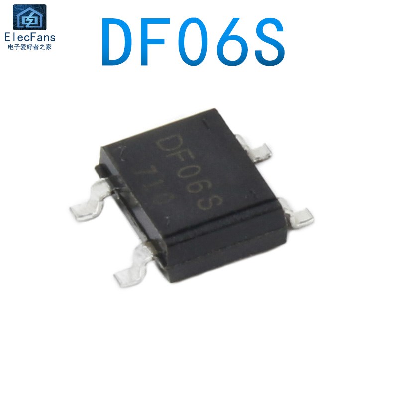 (20个)原装全新 DF06S 1A 600V 贴片SOP-8 整流桥 桥式整流器