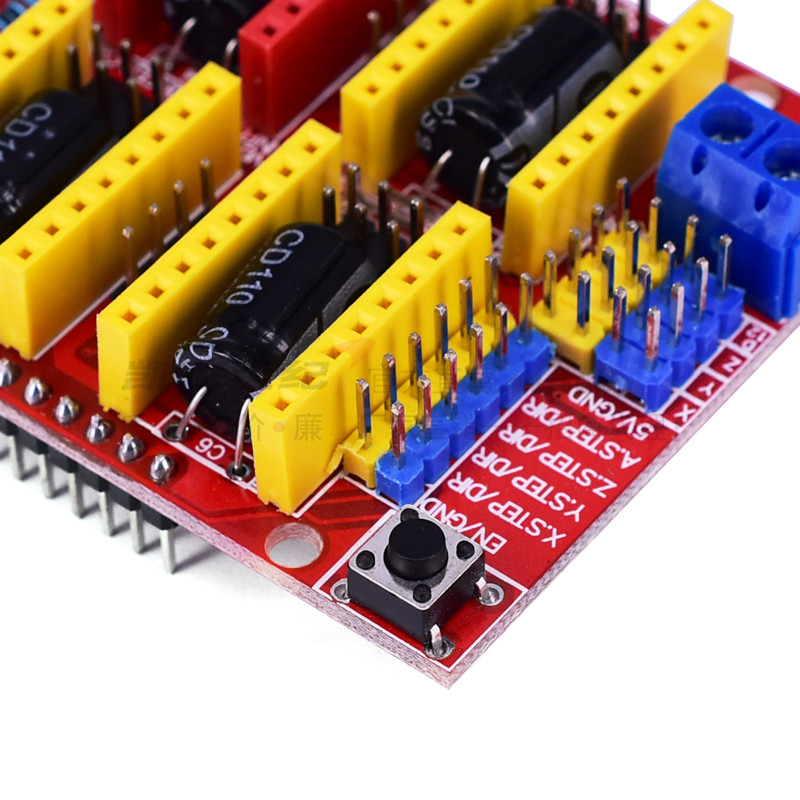 新品高品质cnc shield v3 雕刻机扩展板3D打印机配件A4988驱动板