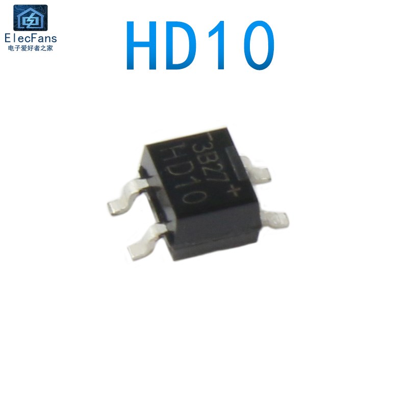 原装 HD10 0.8A  贴片SOP-4 1000V整流桥堆 可替代HD06 HD08