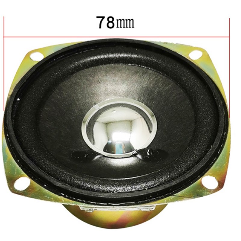 包邮3寸78mm双内磁16芯全频喇叭4欧8欧5W10W小音响扬声器