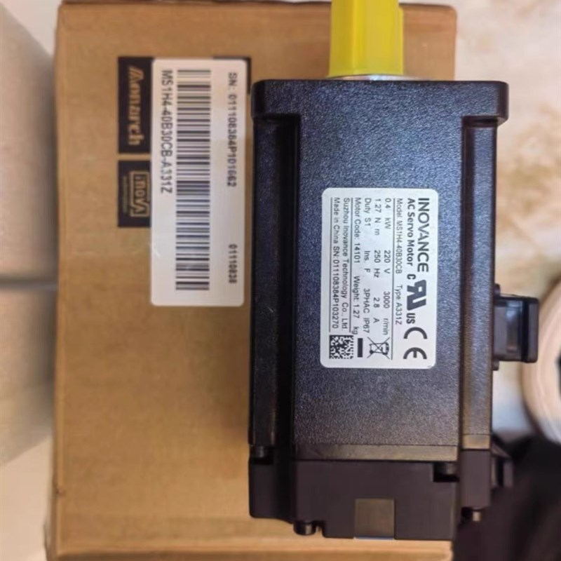 汇川伺服电机MS1H系列 100W/200W/400W MS1H1/H4-40B30CB-A331Z