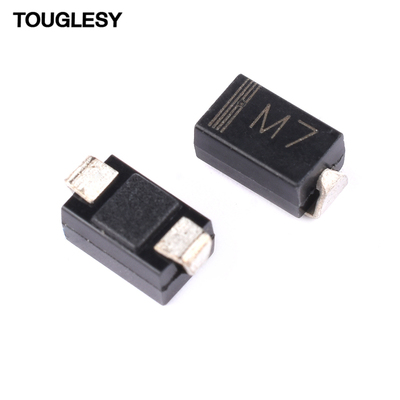 贴片整流二极管1N4007 IN4004 1N4001 SMA封装 丝印T7 M7 M4 M1