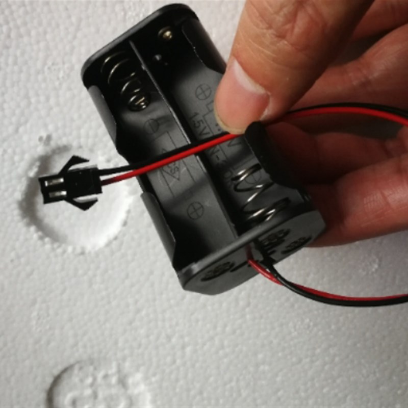 五号四节 5号4节5号背靠背 背对背 双面 双层 叠层6V电池盒SM