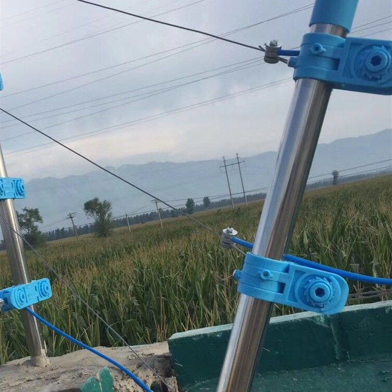 智能网络高压脉冲电子围栏系统全套张力I围栏报警周界围墙防盗电