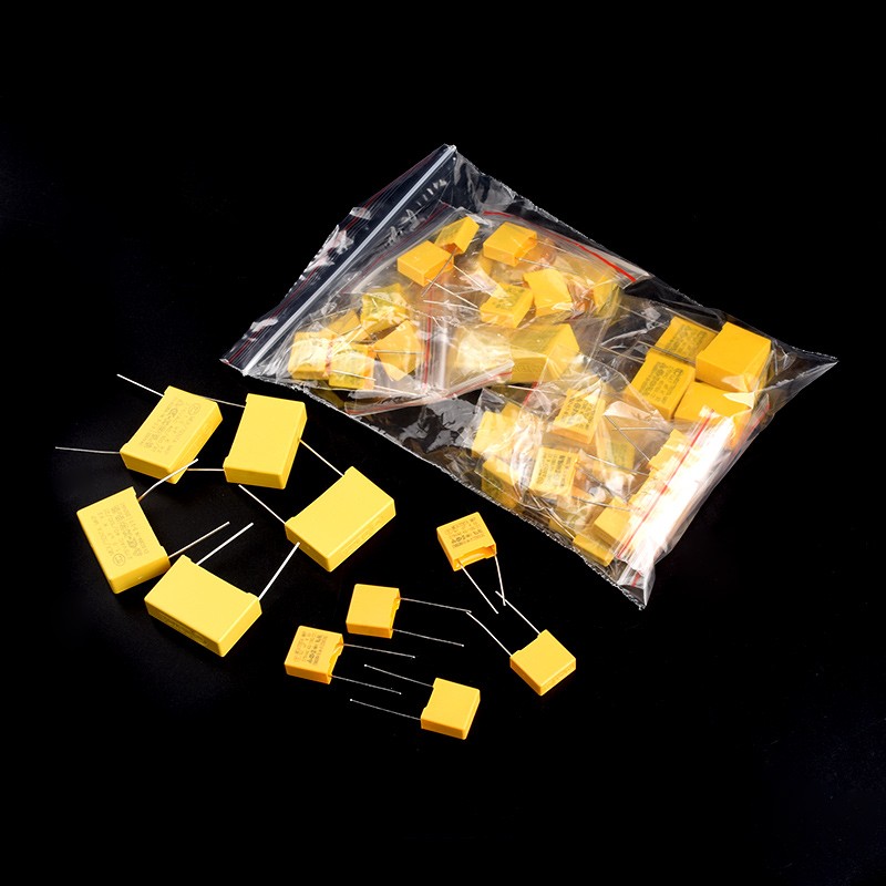 电子元件包 X2安规电容包 10种常用 共50只 0.001UF-1UF 102/473