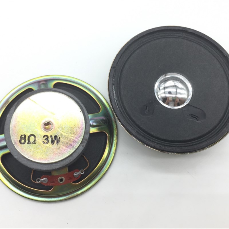 语音传统扬声器 3寸黑磁扩音器喇叭 83W 8欧3W 全频纸盘 外磁