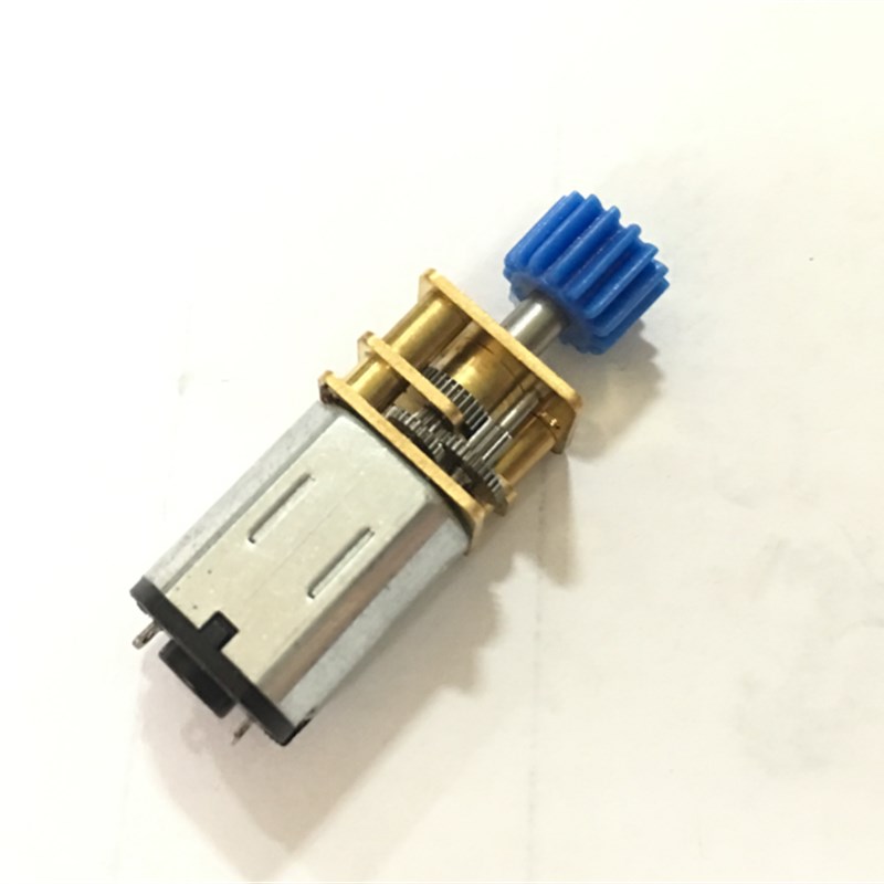 N20微型直流减速马达智能小车3V6V12V带齿轮小马达减速电机正反转