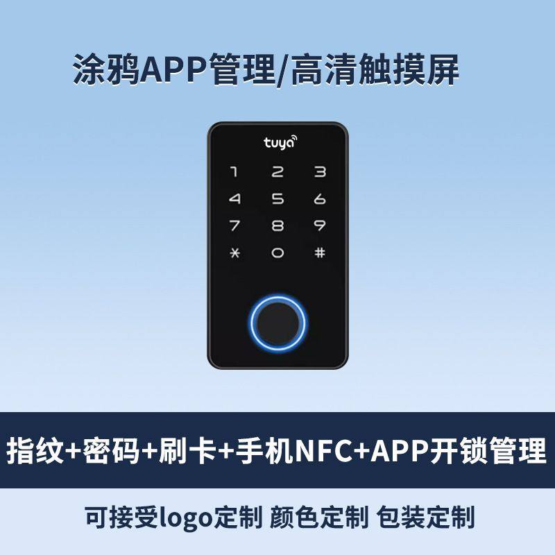 跨境指纹密码抽屉柜子锁鞋柜储物文件柜双开门蓝牙NFC涂鸦智能锁,基础建材,入户门智能锁,淘宝优惠券,粉丝福利购,淘宝优惠卷