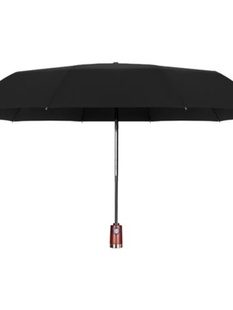 创意自开自收晴雨两用黑胶伞超大号双人折叠伞销 厂自动雨伞男个性