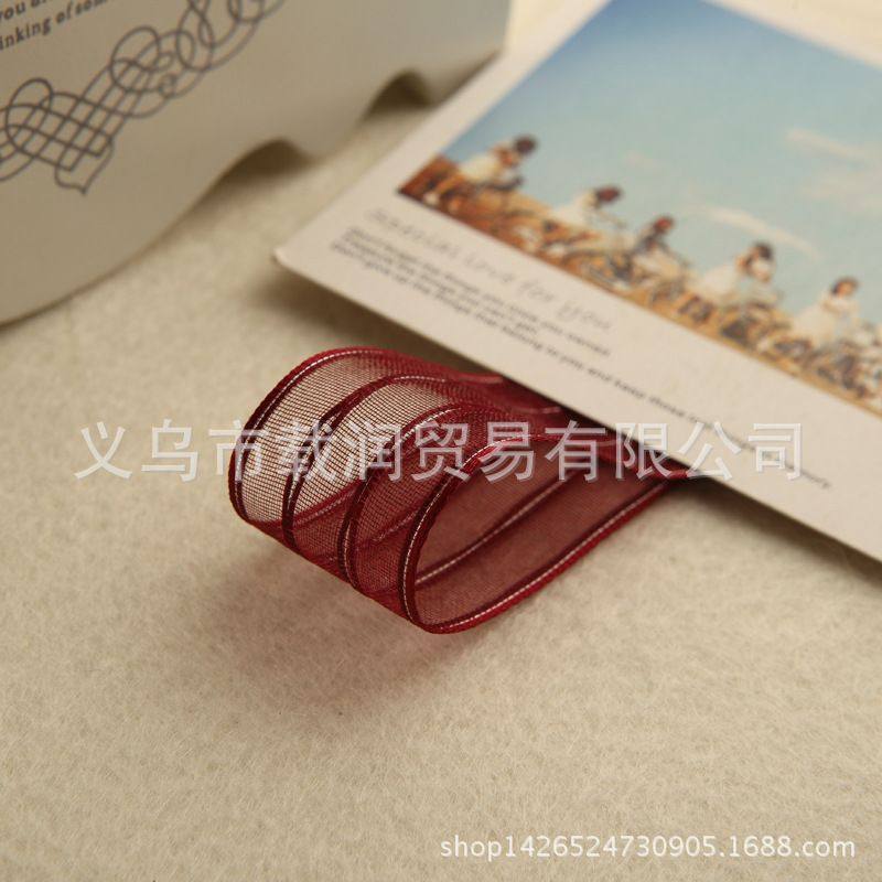 银丝条纹雪纱丝带diy手工蝴蝶结发饰服装鞋帽装饰礼盒鲜花包装织,居家布艺,花边,淘宝优惠券,粉丝福利购,淘宝优惠卷