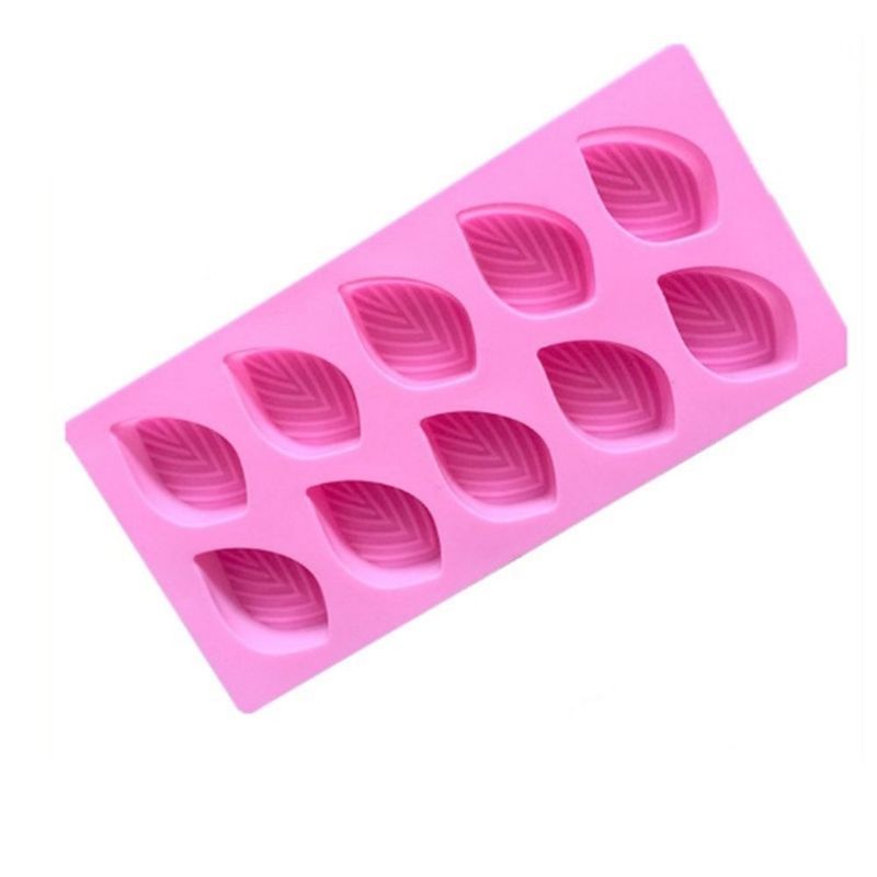 叶子硅胶模具厨房烹饪烘焙用具手工米糕肥皂模多用高温低温用具