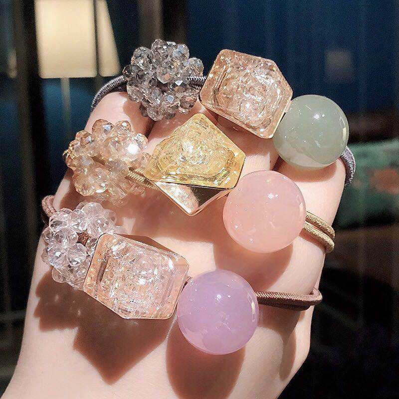 发圈头绳发绳皮筋女扎头新款简约韩版成人儿童头绳丸子头马尾发饰