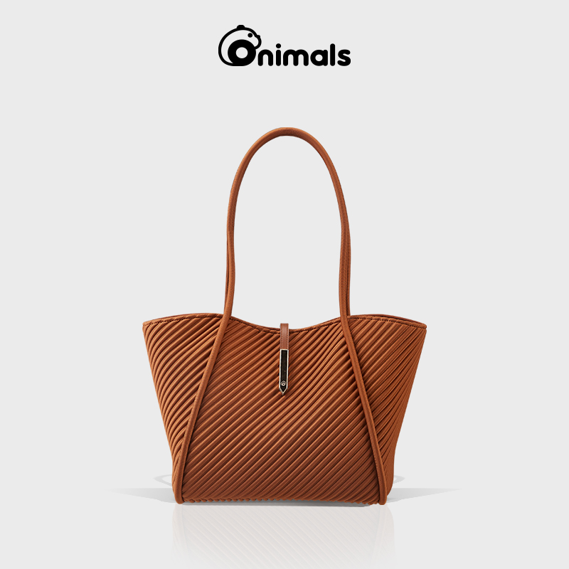 onimals托特包大容量单肩水桶包
