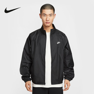 NIKE耐克耐克男子外套秋季新款叠搭网眼刺绣健身夹克 HV1140-010