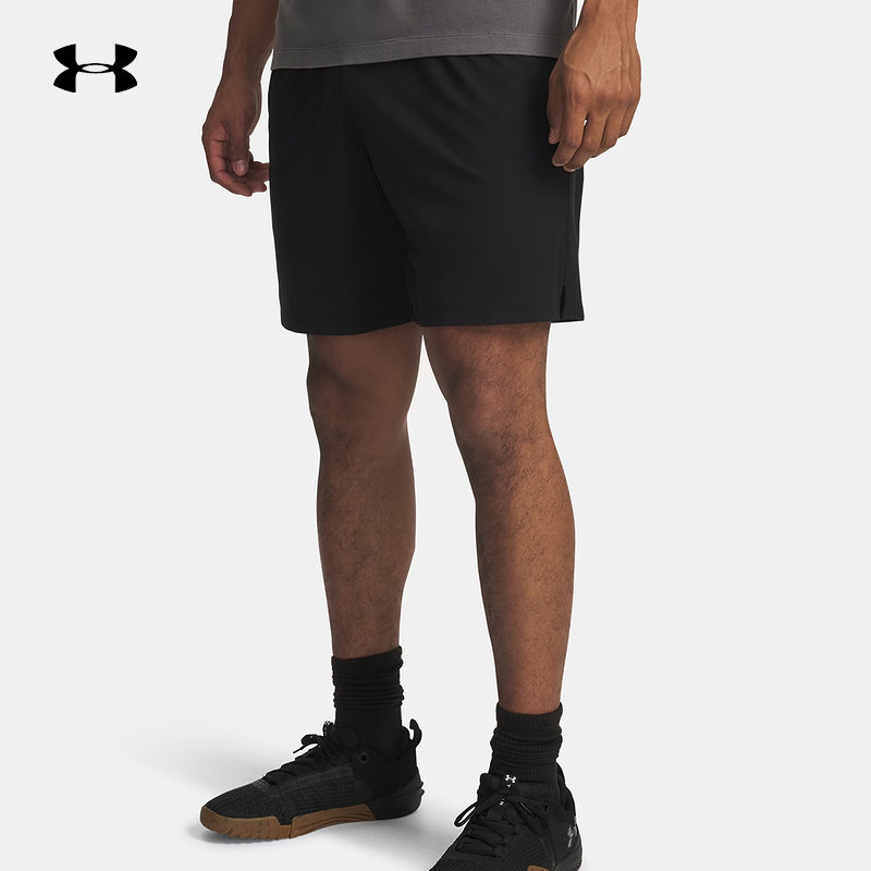 安德玛（UNDERARMOUR）|（新款）2026S/S男梭织短裤 6009664-001,运动服/休闲服装,运动中长裤／短裤,淘宝优惠券,粉丝福利购,淘宝优惠卷