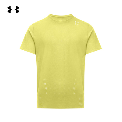 安德玛UA新款Halo Vent男子轻质训练运动健身短袖T恤 6001829-729