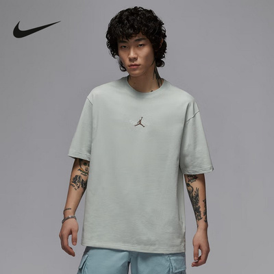 Nike耐克男T恤夏新款JORDAN图案印花宽松圆领运动短袖IF0381-034