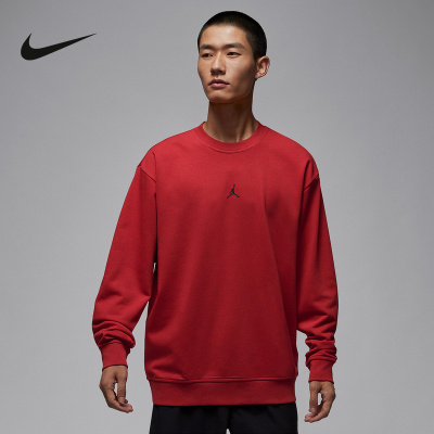 Nike耐克卫衣男春秋新款Jordan飞人刺绣速干圆领运动衫FV8625-