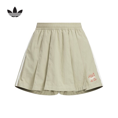 adidas阿迪达斯三叶草JG BB WV SHO休闲裙裤2026夏女大童 KR0214