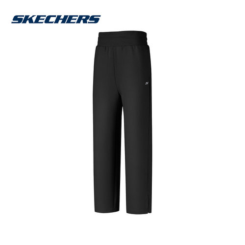 Skechers斯凯奇女士秋柔软舒适软糯针织休闲长裤 P126W027/0018