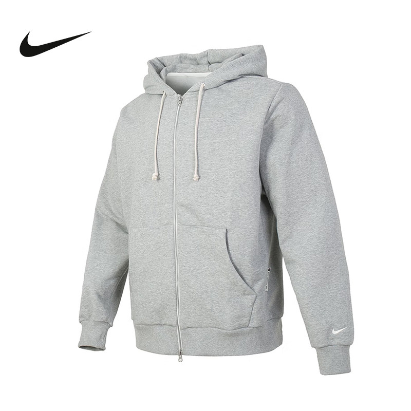 NIKE耐克外套男春秋季新款运动休闲宽松连帽衫针织夹克FZ0223-063