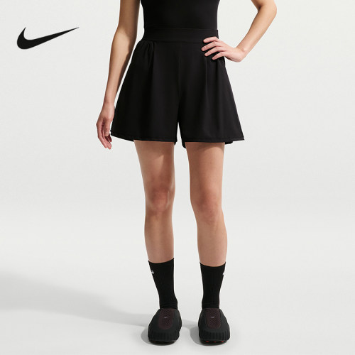 耐克NIKE2026夏季新款女裤休闲运动裤宽松透气梭织短裤IB9185-010