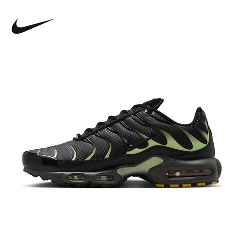 耐克男鞋AIR MAX PLUS黑色运动鞋缓震支撑复古老爹鞋DM0032-035
